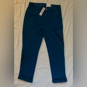 White House Black Market Blue Straight Leg Jeans